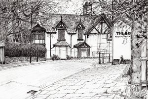 Condemned Building Prestbury by Vincent Alexander Booth